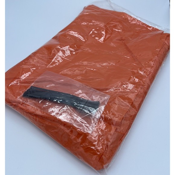 Lawn Bags Pumpkin Jack O Lantern Set Of 6 Multiple Sizes W/ Twist Ties Kimober - Picture 6 of 7